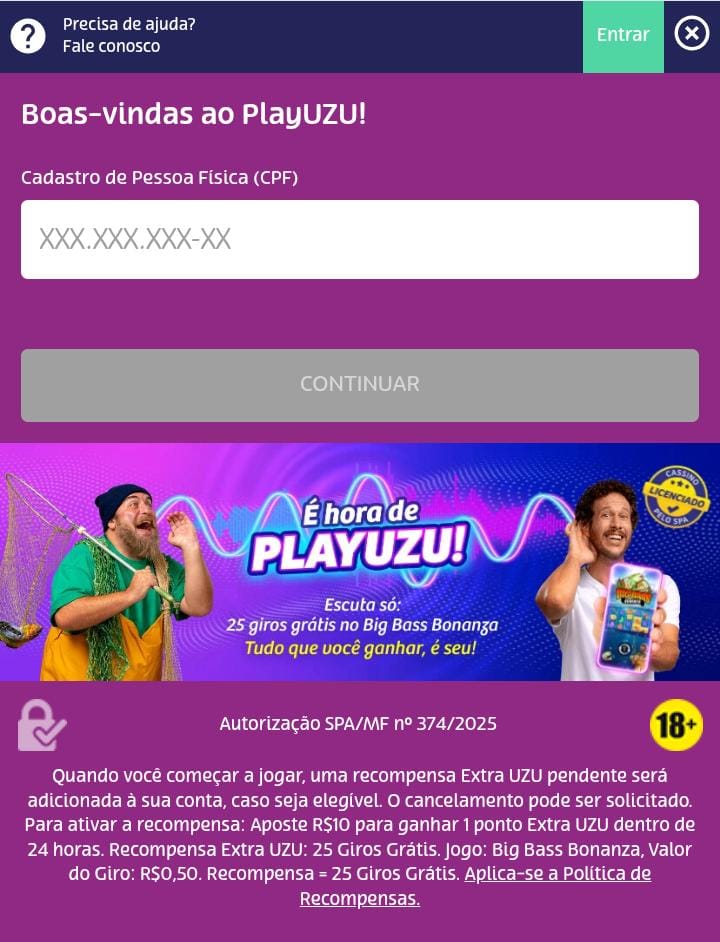 Cadastro-Playuzu