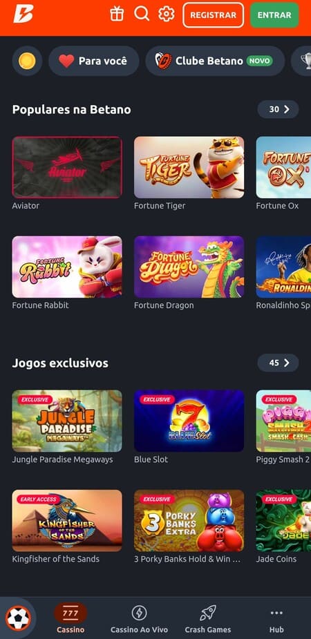 Fortune Rabbit na Betano