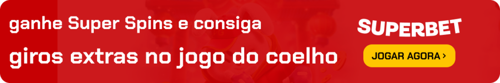 ganhe Super Spins e consiga giros extras no jogo do coelho SUPERBET