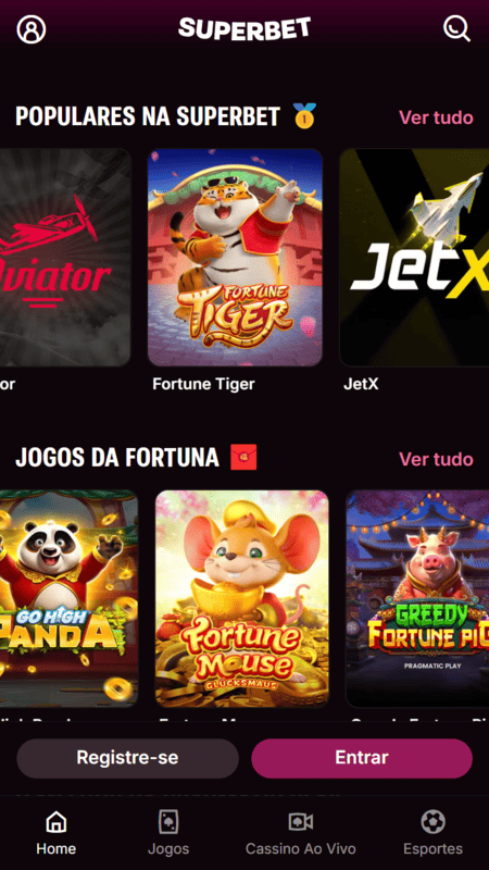Slots com maior RTP na SuperBet
