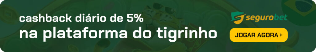 Cashback diário de 5% na plataforma do tigrinho SeguroBet