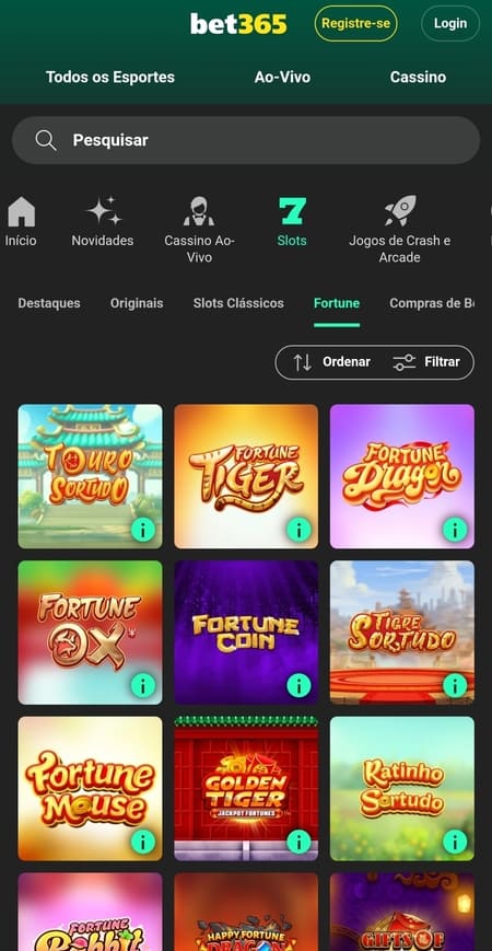 Tigrinho na Bet365