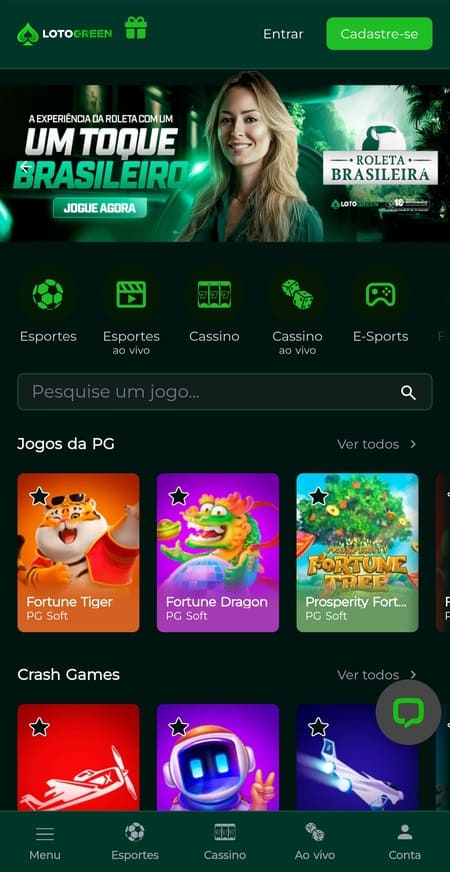 Tigrinho na Lotogreen