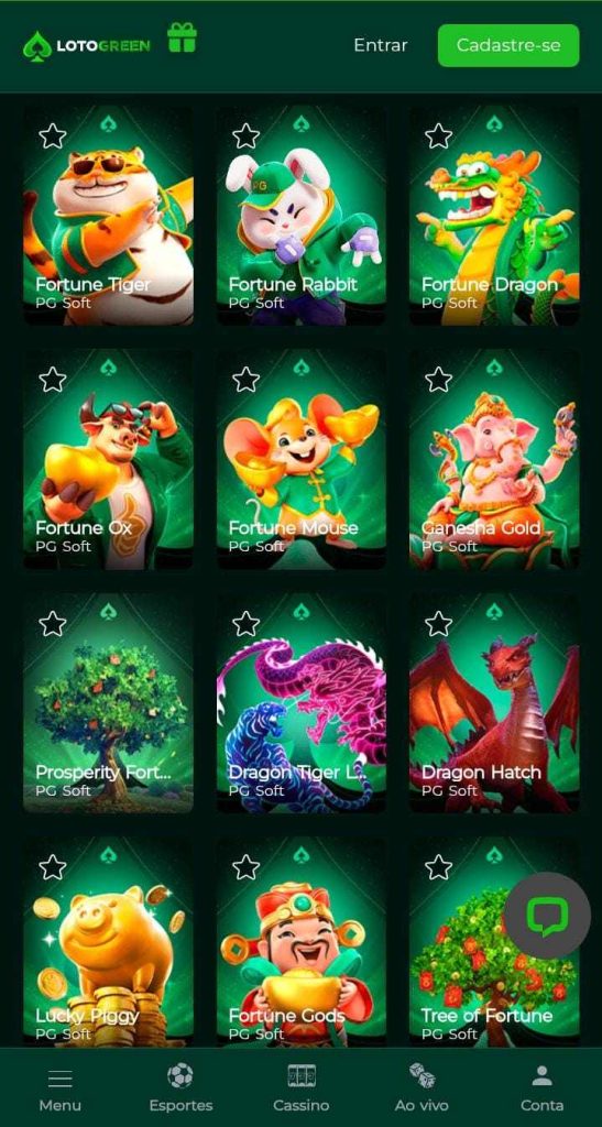 Lotogreen melhores cassinos