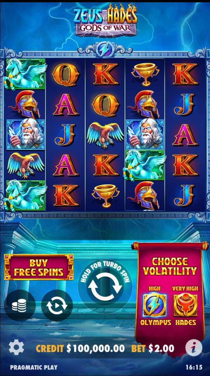 Zeus vs Ades rodadas grátis