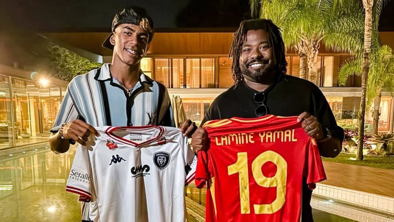 Astro Lamine Yamal posa com camisa de clube paranaense: “Mais um na torcida”