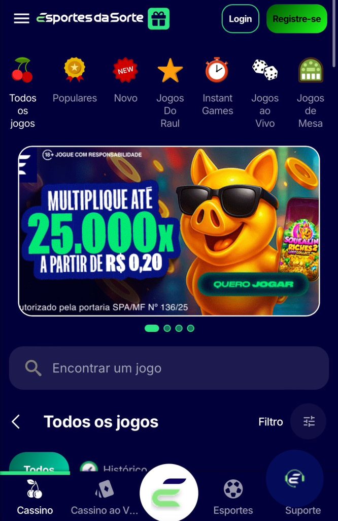 cassino esportes da sorte paga