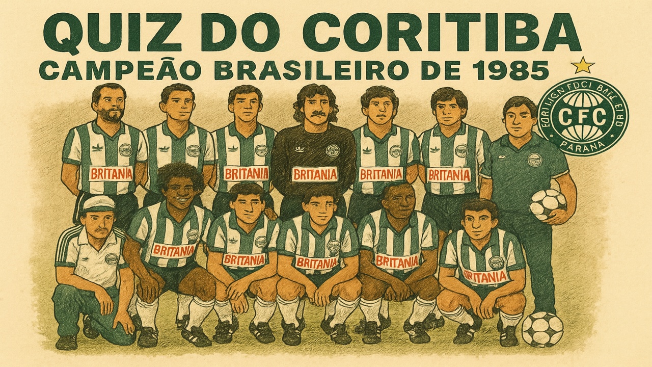 Quiz Coritiba 1985: Teste seus conhecimentos sobre o histórico título coxa-branca