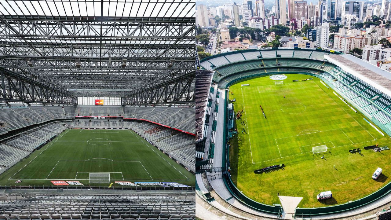 Arena da Baixada ou Couto Pereira? Influenciador da ESPN elege melhores estádios da Série B