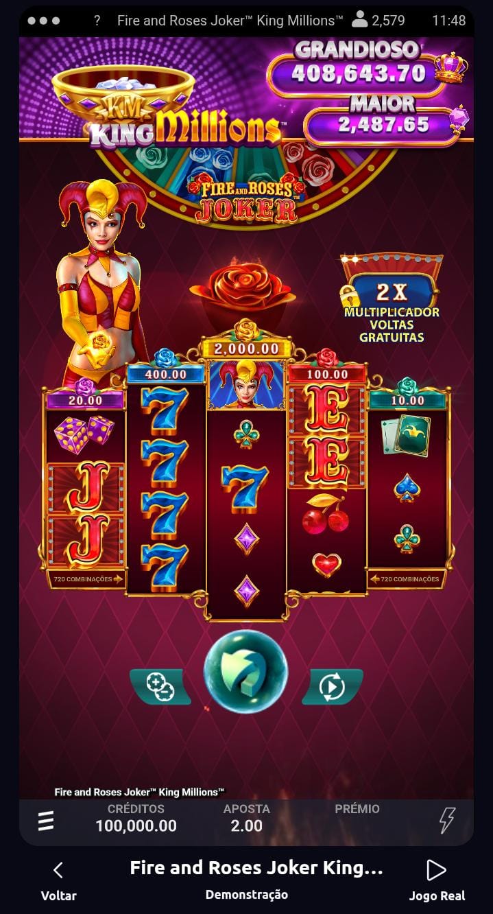 Fire and Roses Joker King Millions