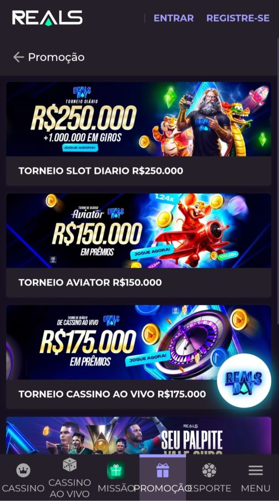 Captura de tela Realsbet