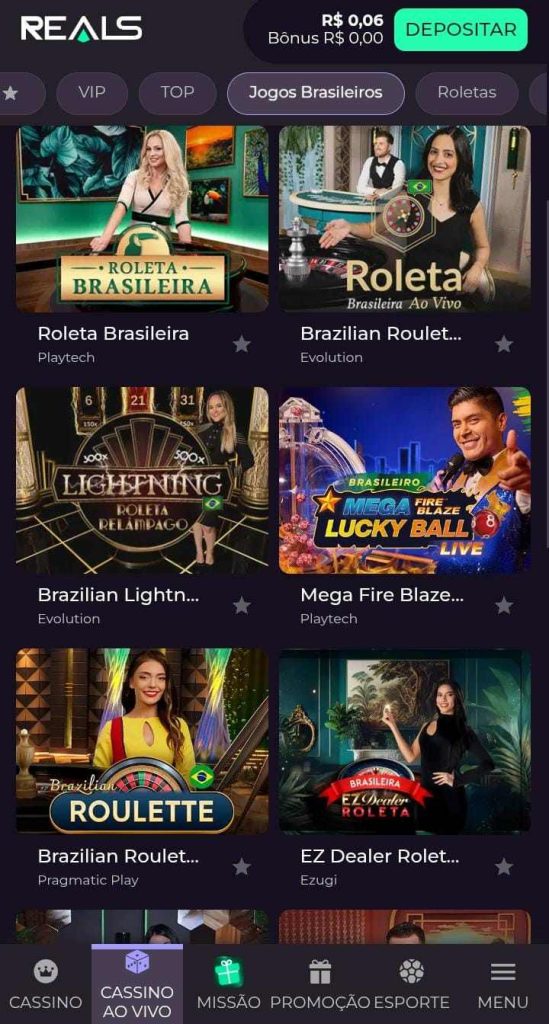 Realsbet cassino de 1 real