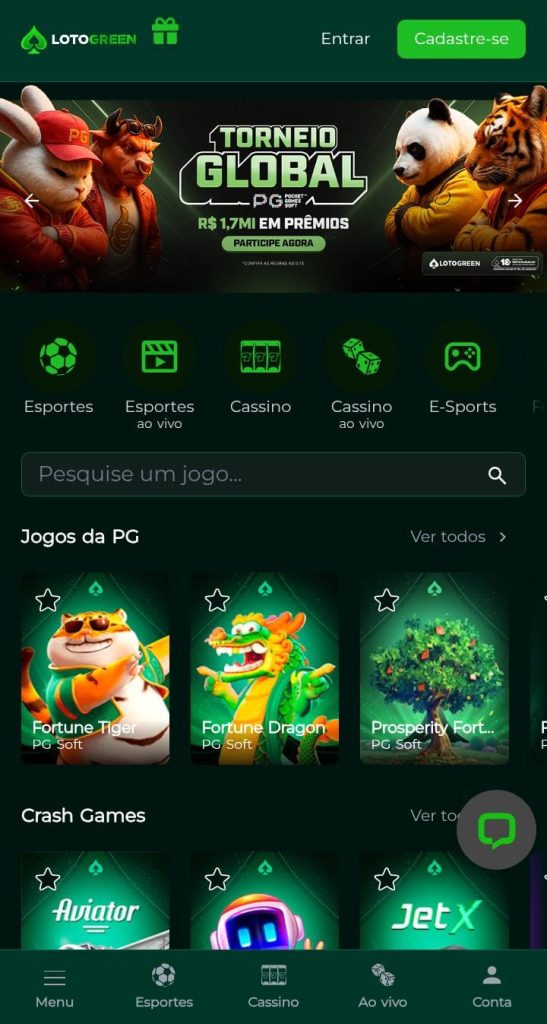 Captura de tela Lotogreen