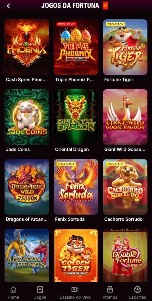 Página de jogos Fortune da PG Soft
