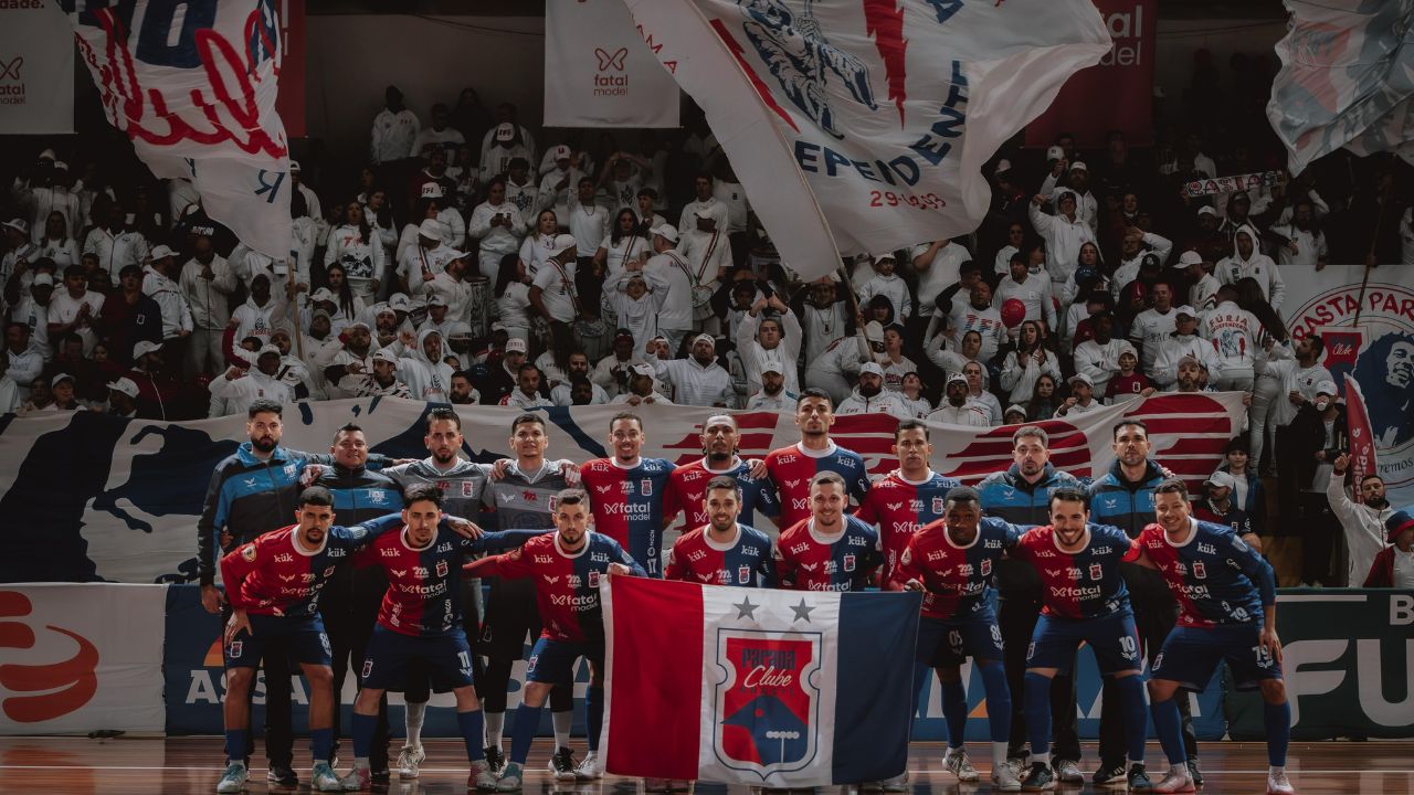 Paraná Clube vive outra realidade no futsal e mira primeiras colocações do Brasileirão