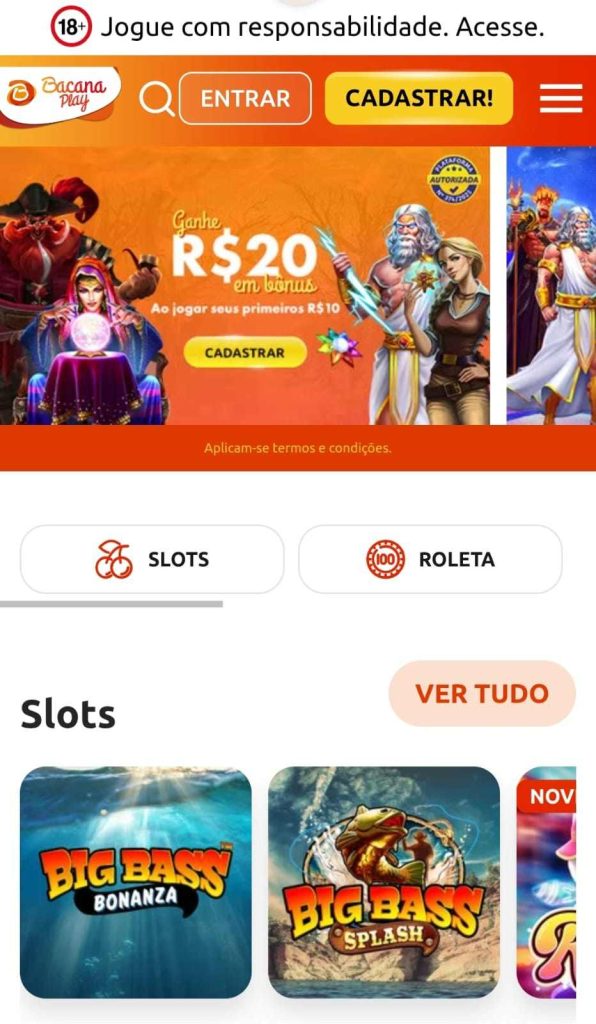 Captura de tela BacanaPlay