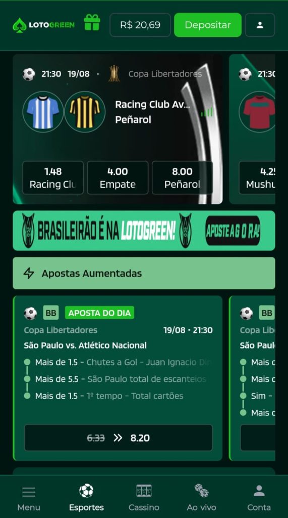 Captura de tela Lotogreen