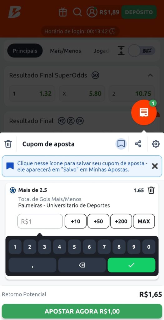 Como apostar no Betano app
