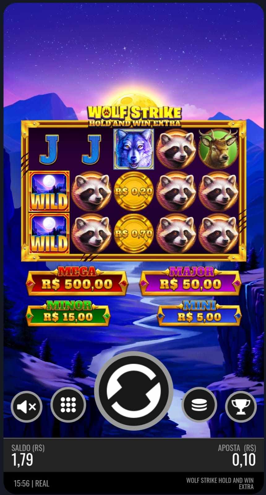 Captura de tela Wolf Strike Hold and Win Extra