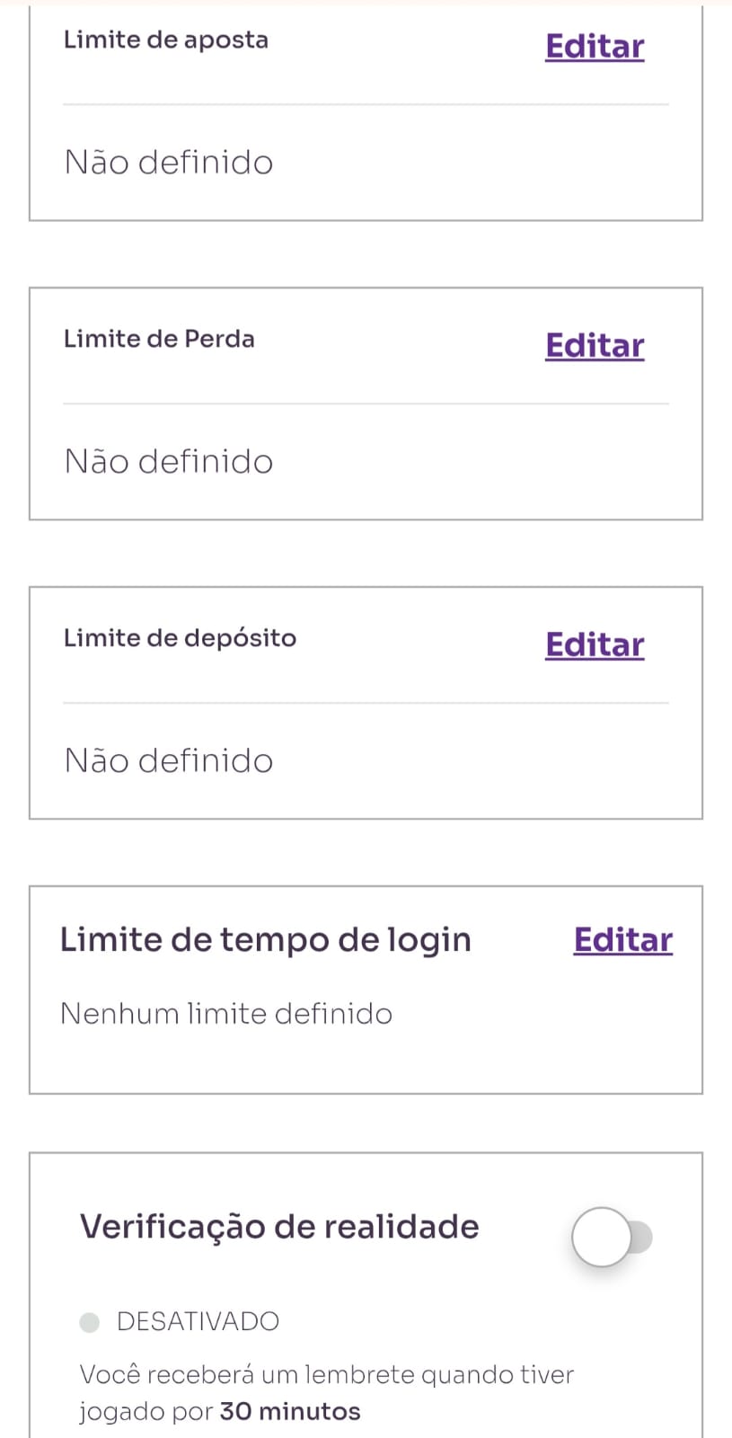 Captura de tela Sorte Online jogo responsavel