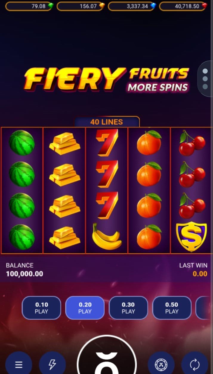 Fiery Fruits More Spins