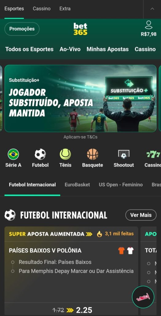 Captura de tela bet365