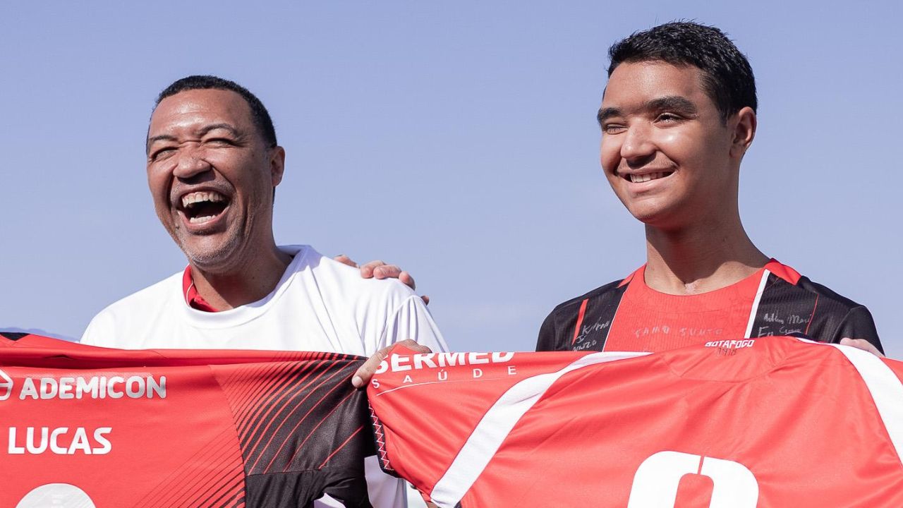 Filho de Lucas Severino recebe homenagem especial em jogo do Athletico