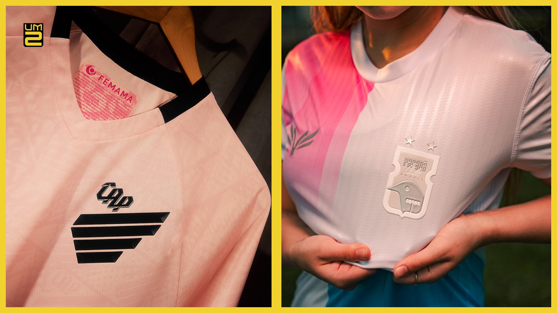 Athletico e Paraná Clube lançam camisas em apoio ao Outubro Rosa