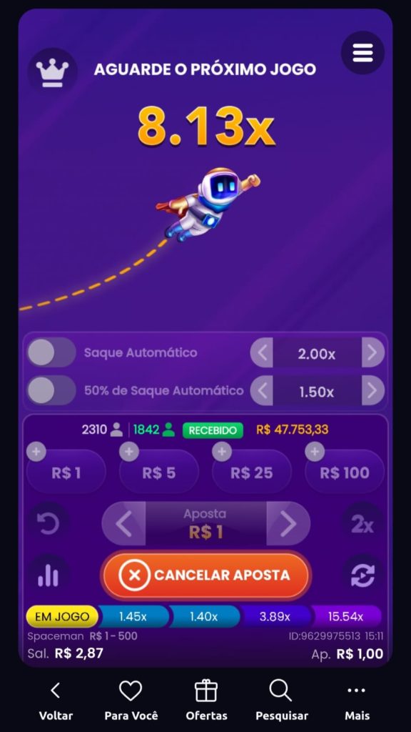 Captura de tela do jogo Spaceman