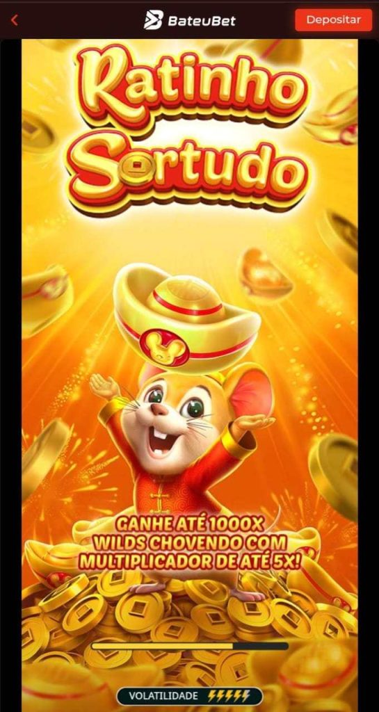 Tela inicial do Ratinho Sortudo