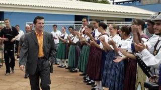 O dia em que Matthäus, no Athletico, ganhou recepção alemã arranjada por nós, da Gazeta