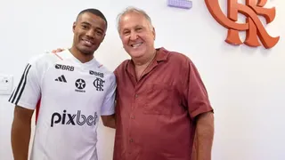 De La Cruz se diz inspirado por encontro com Zico no Flamengo