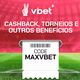 Código de indicação Vbet: use MAXVBET e ative bônus após o cadastro (2026)
