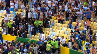 Brasil x Argentina tem pancadaria entre torcidas e polícia no Maracanã