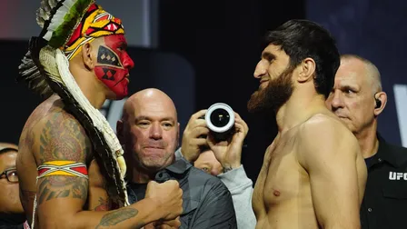 Ankalaev minimiza nocaute e desafia Poatan para trilogia no UFC