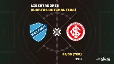 Bolívar x Internacional: Escalações prováveis, como assistir, data e horário