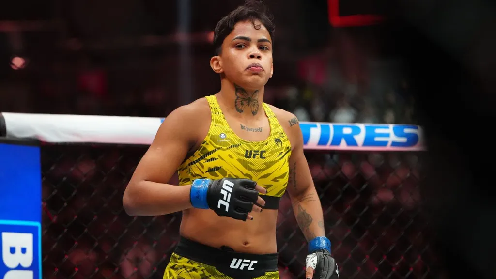 Iasmin Lucindo no UFC 313. Foto: Icon sport
