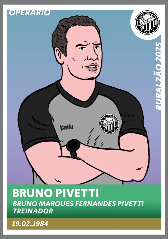 Campeonato Paranaense Bruno Pivetti figurinha