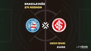 Bahia x Internacional: Escalações prováveis, como assistir, data e horário