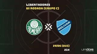 Palmeiras x Bolívar: Escalações prováveis, como assistir, data e horário