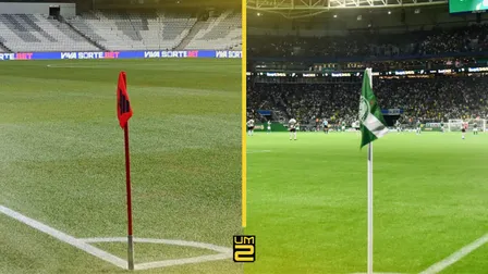 Quais as diferenças dos gramados sintéticos de Athletico e Palmeiras?