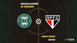Coritiba x São Paulo: Escalações prováveis, como assistir, data e horário