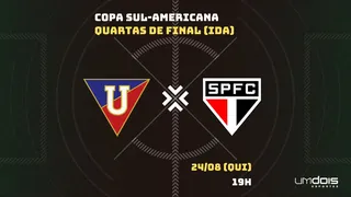 LDU x São Paulo: Escalações prováveis, como assistir, data e horário