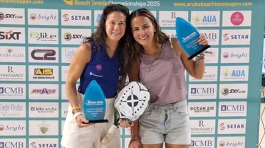 Paranaense brilha em tradicional torneio de beach tennis em Aruba