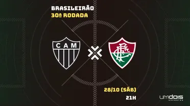 Atlético-MG x Fluminense: Escalações prováveis, como assistir, data e horário