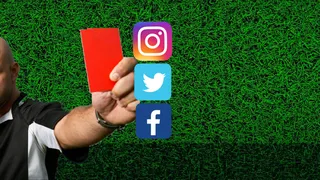 Jogadores e clubes são patrulhados nas redes sociais: criticou arbitragem, punição
