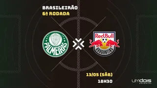 Palmeiras x Red Bull Bragantino: onde assistir, horário, escalações e arbitragem