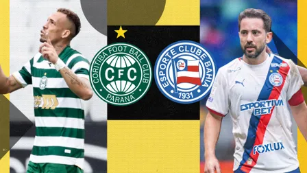 Coritiba x Bahia: Escalações e onde assistir ao vivo