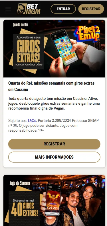 Ofertas de Quarta do Rei e Jogo da Semana | 40 giros extras no Area Link Phoenix Firestorm da BetMGM.