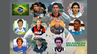 Ex-jogadores da seleção brasileira e veteranos do Trieste revivem duelos Brasil x Itália em amistoso